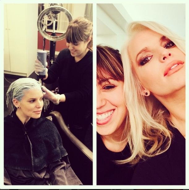 Jessica Simpson przefarbowała włosy (FOTO)