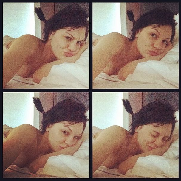 Co powiecie na Jessie J topless w łóżku i bez makijażu? FOTO