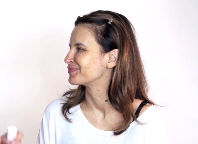 Joanna Horodyńska tłumaczy się z nieidealnej cery