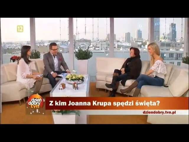 Dżoana Krupa nie wymienia się w święta prezentami (VIDEO)