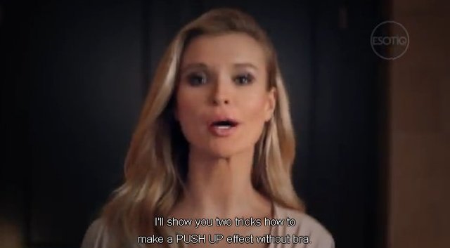 Zobaczcie Krupę w reklamie kremu do podnoszenia BIUSTU