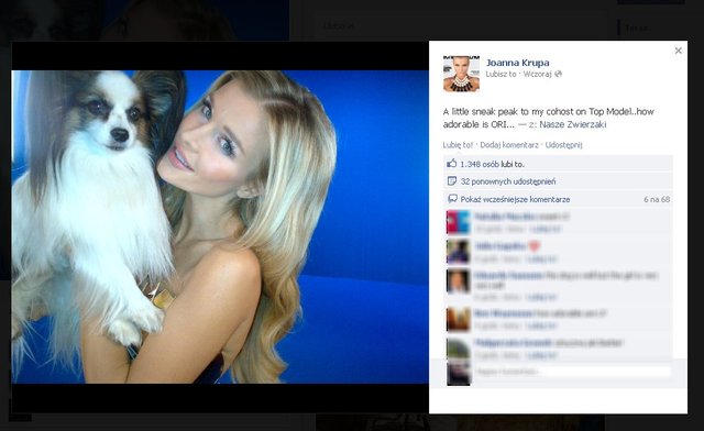 Joanna Krupa z planu Top Model (FOTO)