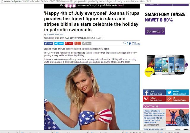 Joanna Krupa świętuje Dzień Niepodległości (FOTO)