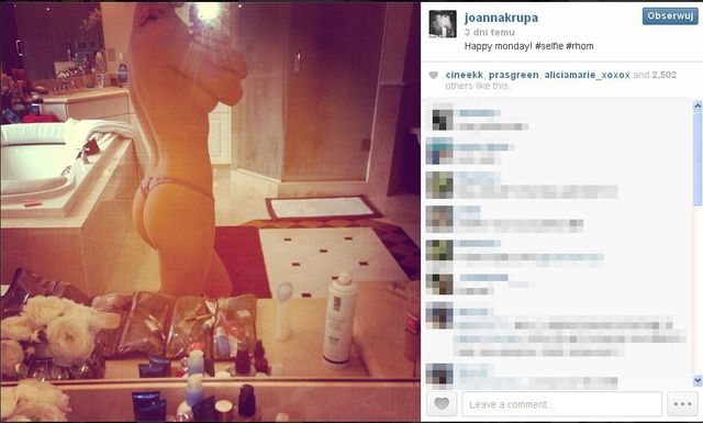 Joanna Krupa lubi swoją pupę (FOTO)