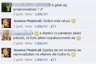 Mała-wielka przeprowadzka Joanny Majstrak (FOTO)