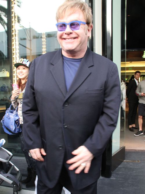 Elton John z partnerem na zakupach w Beverly Hills