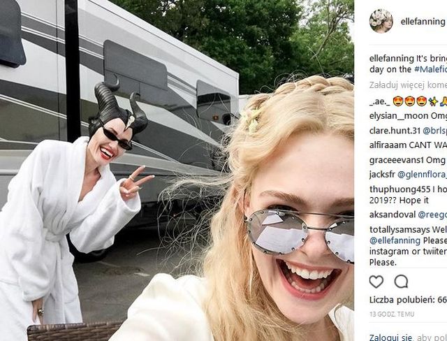 Angelina Jolie na planie Maneficent 2. Mamy pierwsze FOTKI!