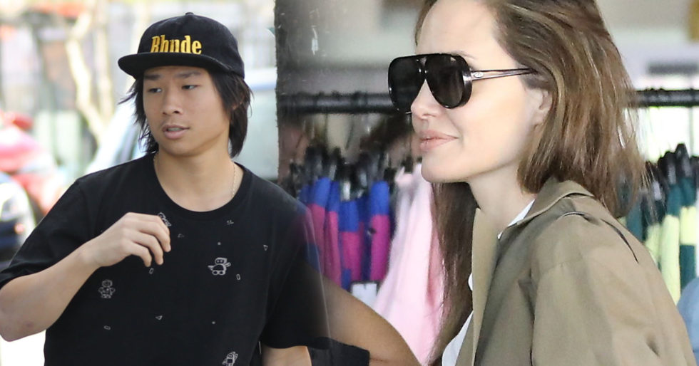Angelina Jolie na bardzo DROGICH zakupach z Paxem (ZDJĘCIA) Angelina Jolie na bardzo DROGICH zakupach z Paxem (ZDJĘCIA)