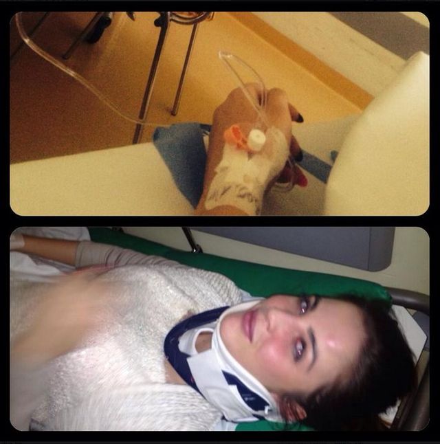 Justyna Pawlicka miała wypadek (FOTO) Justyna Pawlicka miała wypadek (FOTO)