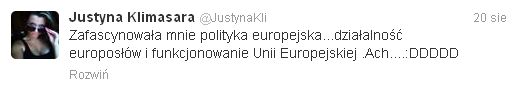Liderka młodzieżówki SLD gwiazdą Twittera 