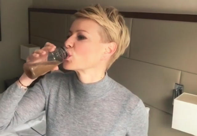 Kożuchowska pije BŁOTO na Instagramie