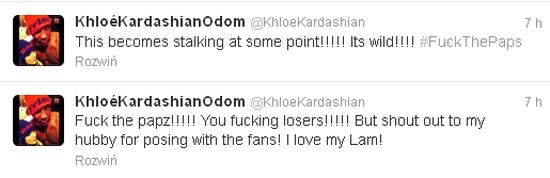 Kloe Kardashian broni męża Kloe Kardashian broni męża