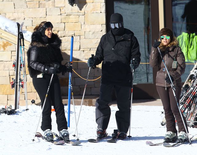 Kim Kardashian i na nartach (FOTO)  