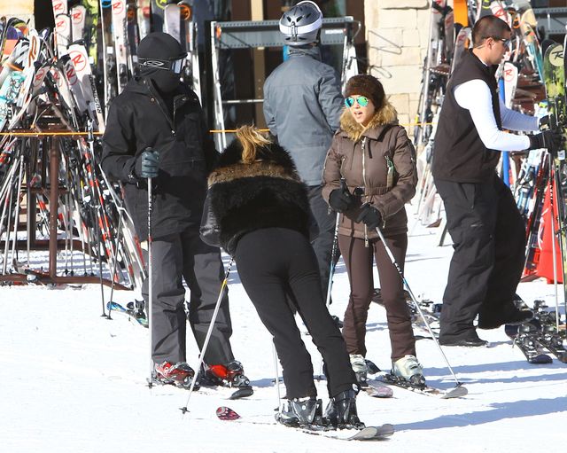 Kim Kardashian i na nartach (FOTO)  