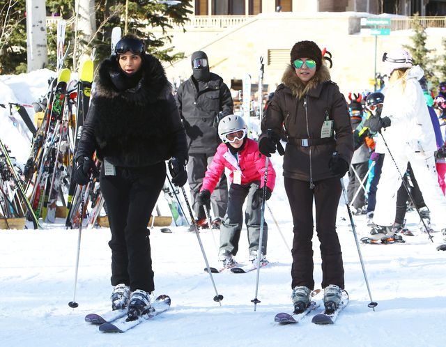 Kim Kardashian i na nartach (FOTO)  