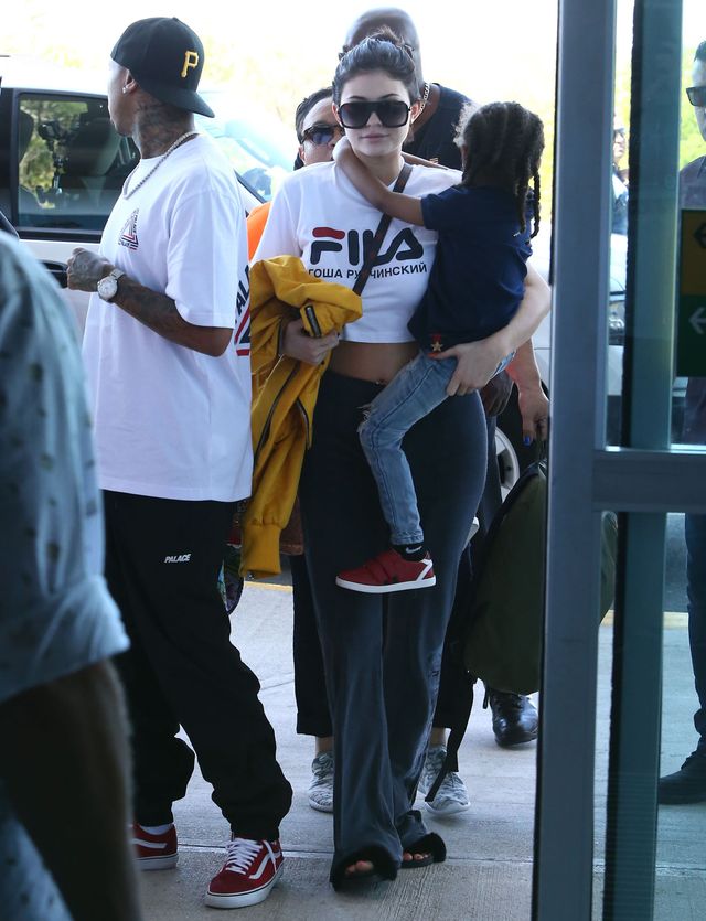 Kylie Jenner z Kingiem jak Kim z Nori. Przygotowuje się do roli mamy? Kylie Jenner z Kingiem jak Kim z Nori. Przygotowuje się do roli mamy?