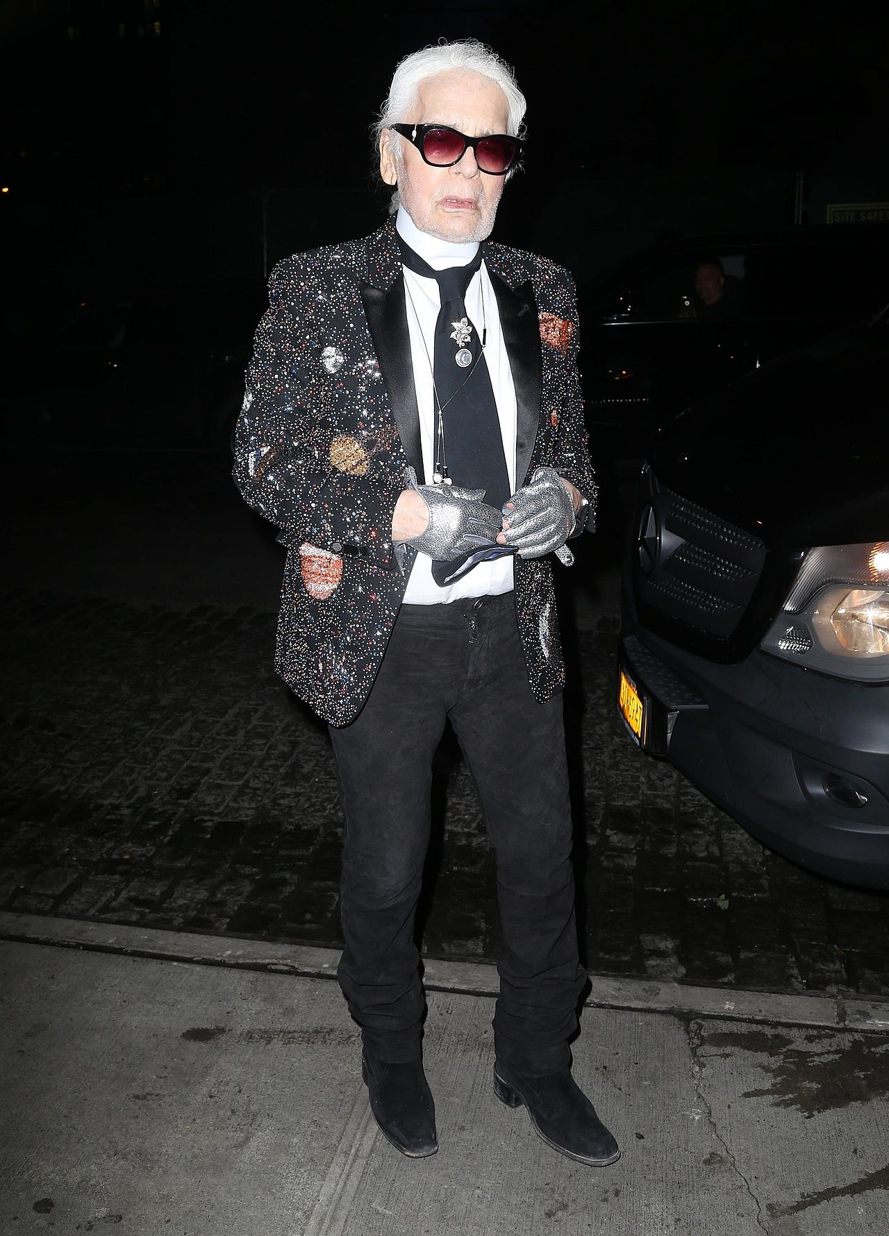 Celebs at Karl Lagerfeld Dinner Karl Lagerfeld