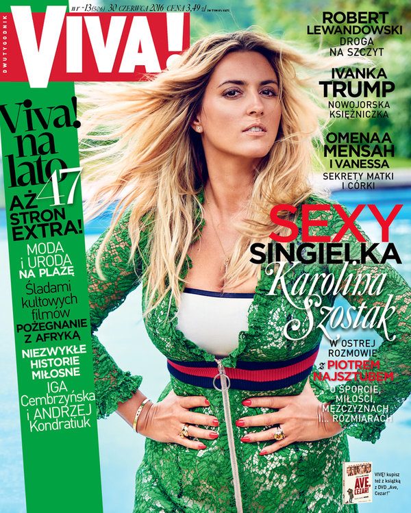 Bardzo mocno odchudzona Karolina Szostak na okładce Vivy Bardzo mocno odchudzona Karolina Szostak na okładce Vivy