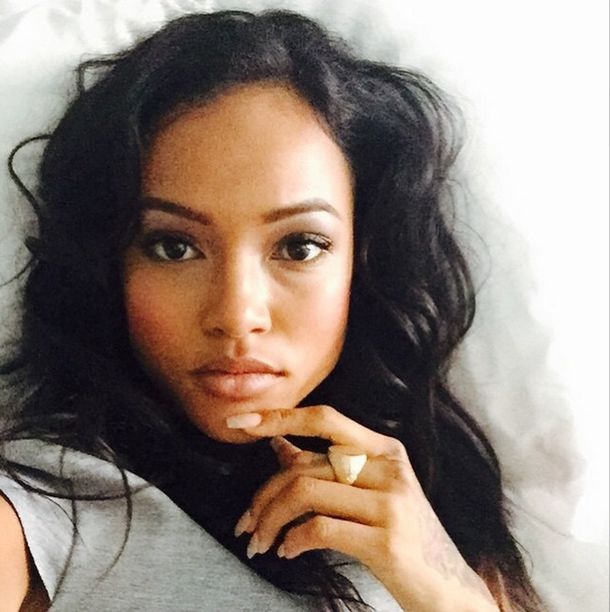 Emocje wzięły górę u Karrueche Tran Emocje wzięły górę u Karrueche Tran