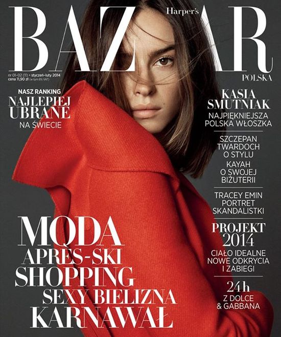 Kasia Smutniak na okładce nowego Harper's Bazaar (FOTO) Kasia Smutniak na okładce nowego Harper's Bazaar (FOTO)