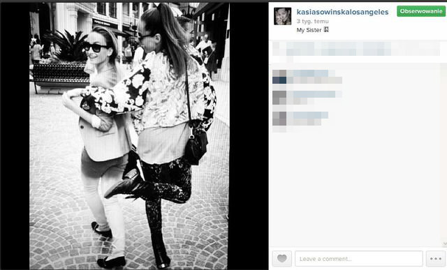 Kasia Sowińska chwali się siostrą (FOTO)