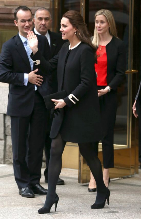 Kate Middleton promuje swoją ciążę w Nowym Jorku (FOTO) Kate Middleton promuje swoją ciążę w Nowym Jorku (FOTO)
