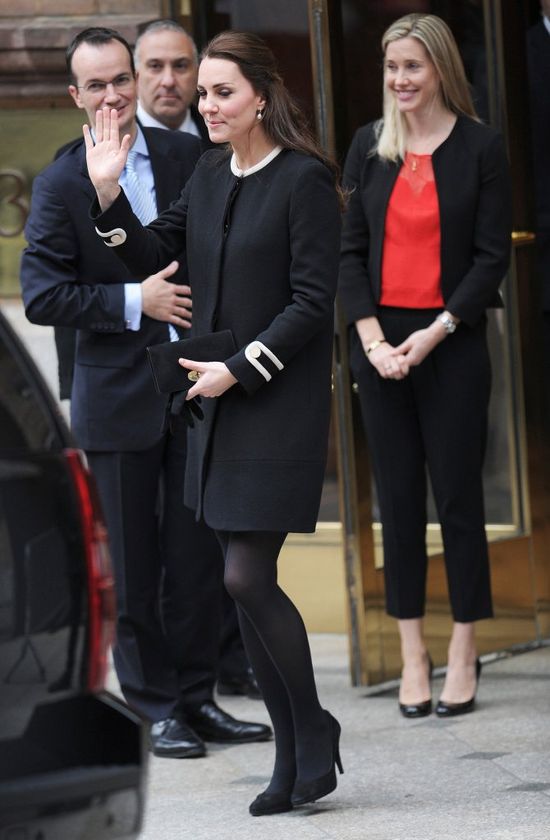 Kate Middleton promuje swoją ciążę w Nowym Jorku (FOTO) Kate Middleton promuje swoją ciążę w Nowym Jorku (FOTO)