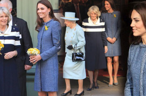 Kate Middleton w towarzystwie Królowej i Camilli
