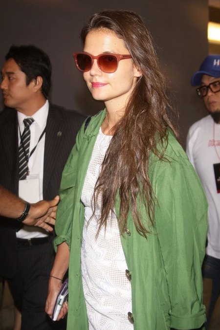 Katie Holmes nie umie tuszować niedoskonałości figury (FOTO)