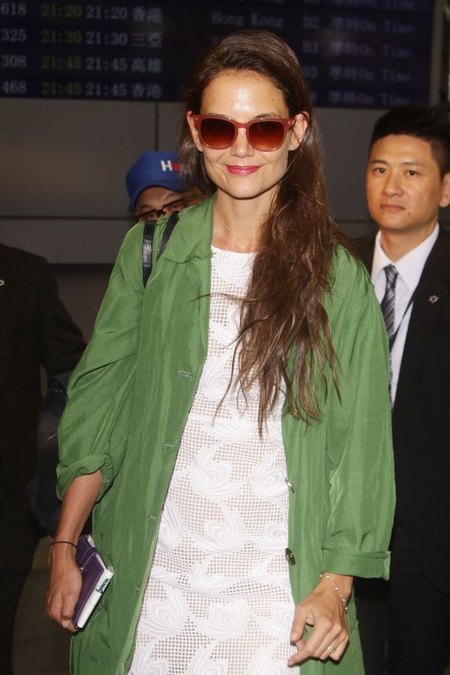 Katie Holmes nie umie tuszować niedoskonałości figury (FOTO)