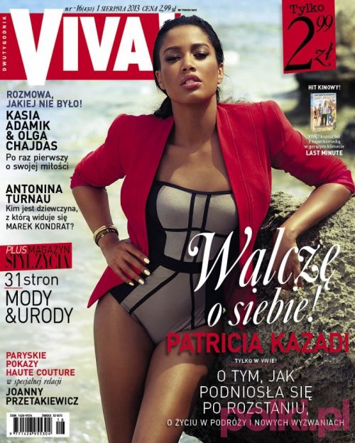 Patrycja Kazadi seksowna na okładce Vivy! (FOTO)