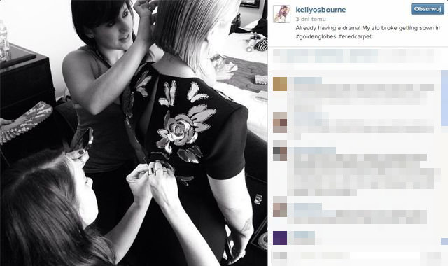 Kelly Osbourne przeżyła chwile grozy na Złotych Globach FOTO