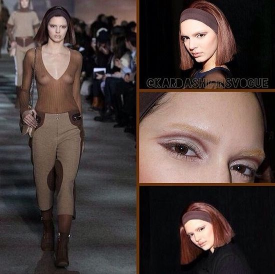 Kendall Jenner pokazała sutki na wybiegu u Marca Jacobsa Kendall Jenner pokazała sutki na wybiegu u Marca Jacobsa