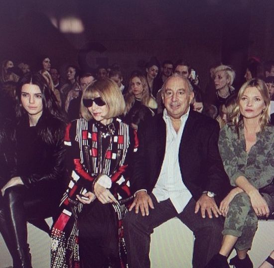 Kendall Jenner po prawicy samej Anny Wintour (FOTO)