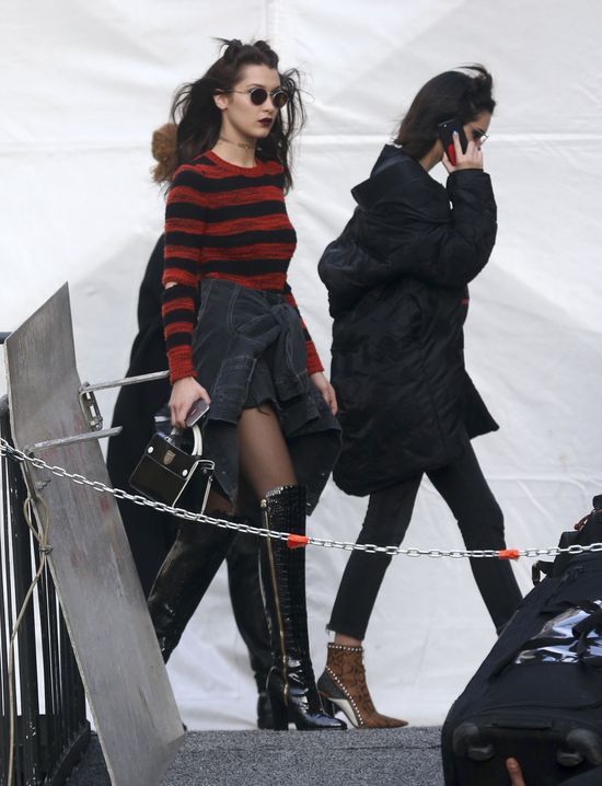 Chora rywalizacjia Kendall Jenner i Belli Hadid będzie miała finał w SZPITALU