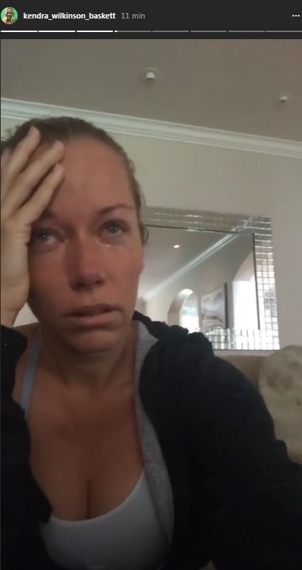 ZAPŁAKANA Kendra Wilkinson: BOJĘ SIĘ (Instagram)