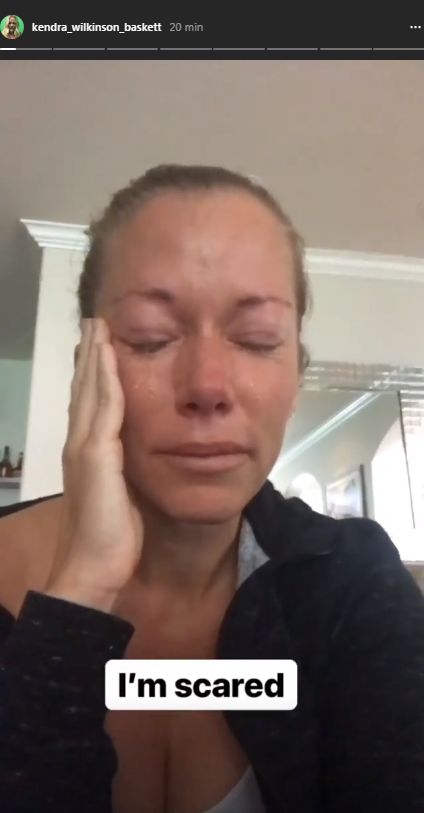 ZAPŁAKANA Kendra Wilkinson: BOJĘ SIĘ (Instagram)