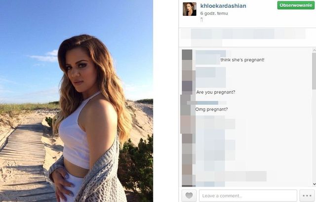 Khloe Kardashian właśnie potwierdziła swoją ciążę? (FOTO)