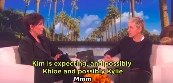  Kim Kardashian PIERWSZY RAZ o ciąży Khloe i Kylie