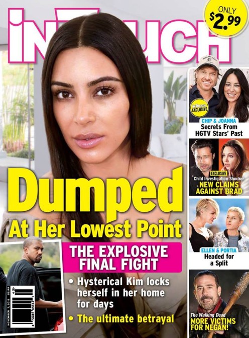 InTouch: Kim porzucona przez męża w najgorszym momomencie swojego życia