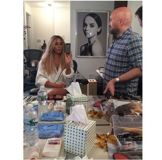 Kim Kardashian wróciła do blondu (FOTO)