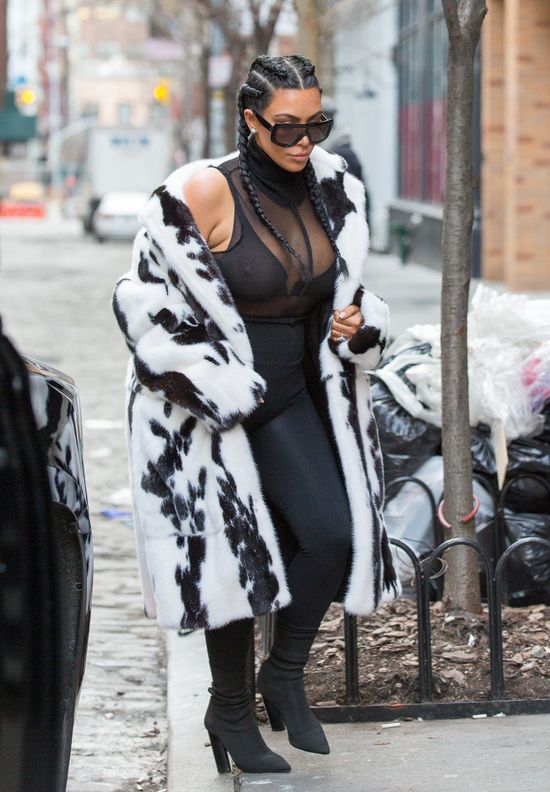 Kim Kardashian na ustawce pierwszy raz od czasu porodu FOTO