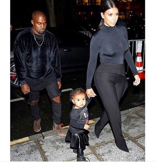 Lateks i koronki odpowiednie dla rocznej North West? (FOTO) Lateks i koronki odpowiednie dla rocznej North West? (FOTO)