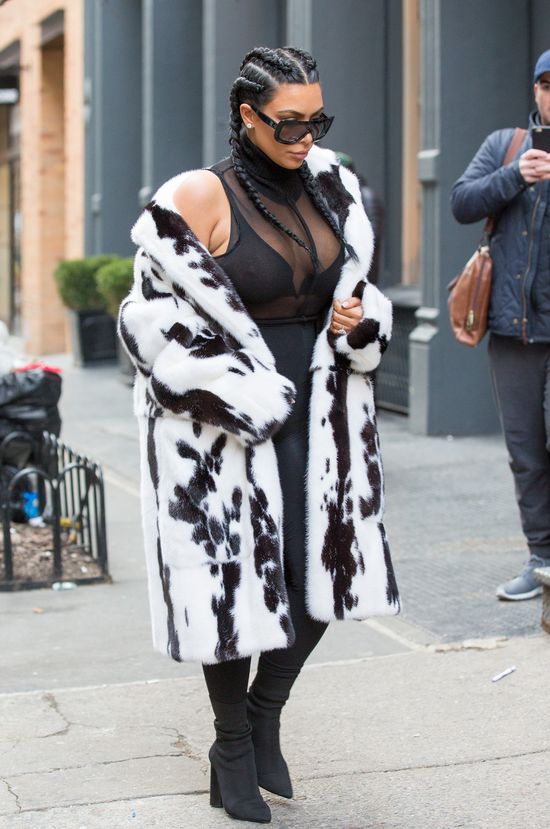 Kim Kardashian na ustawce pierwszy raz od czasu porodu FOTO