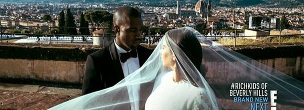 Jaki wyglądała Kim Kardashian wykonaniem ślubnego makijażu?