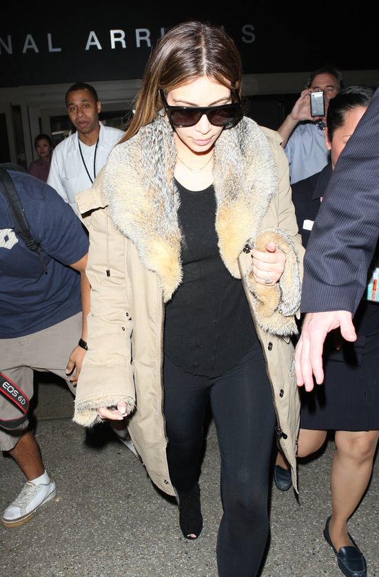 Kim Kardashian niechętnie wróciła do LA (FOTO)