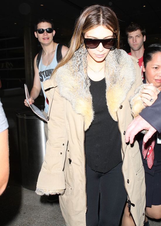 Kim Kardashian niechętnie wróciła do LA (FOTO)