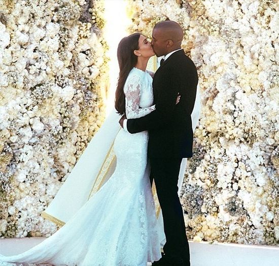Mamy nowe zdjęcia ze ślubu Kim Kardashian i Kanye Westa!