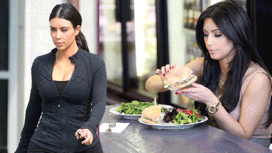 Kim Kardashian TYJE przez Kendall