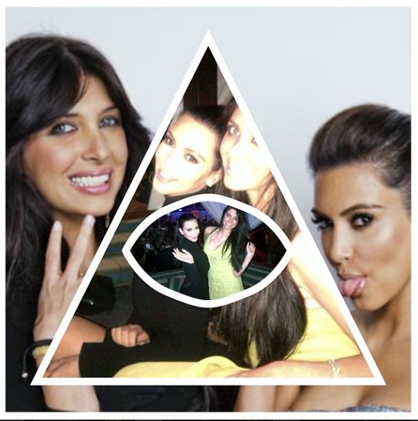 Kim Kardashian należy do Iluminatów? (FOTO)